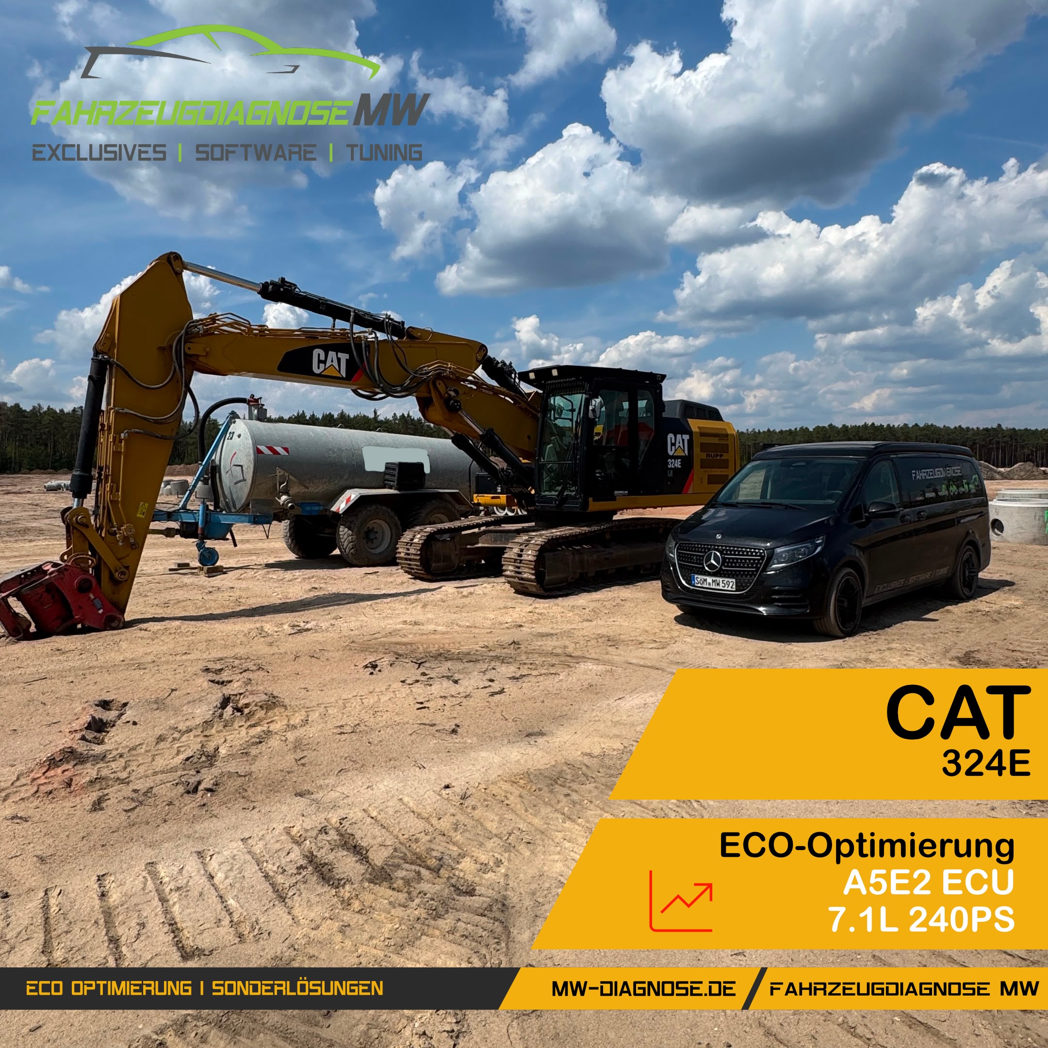 CAT 324E | Motor 7.1L 240PS