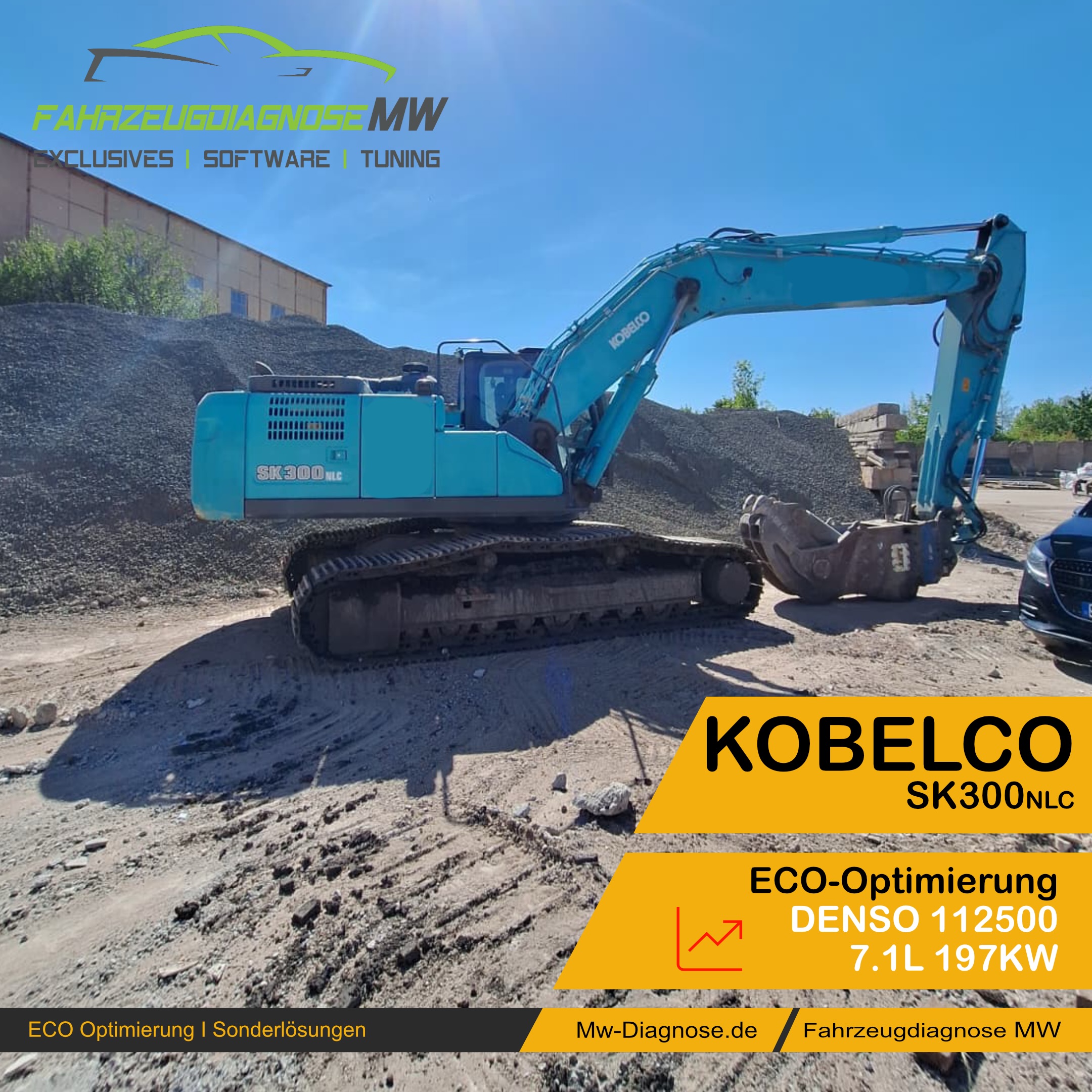 KOBELCO SK300 NLC | Motor 7.1L 197KW