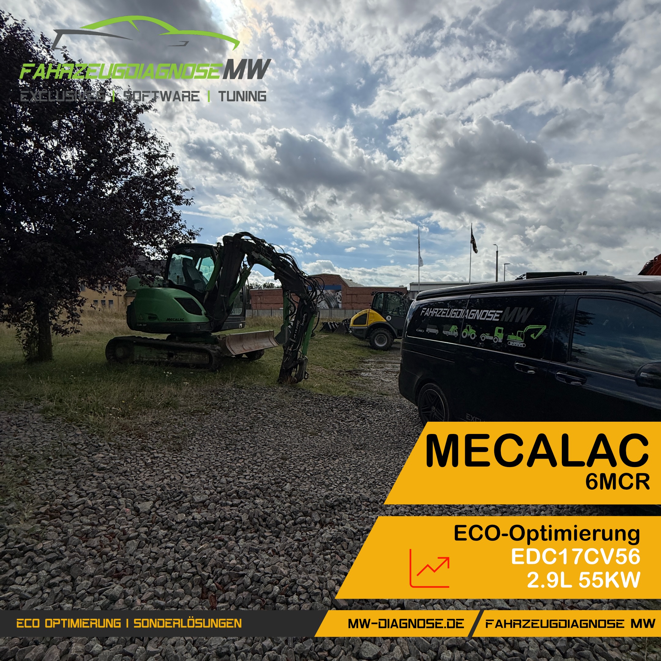 MECALAC 6MCR | Motor 2.9 L / 55KW