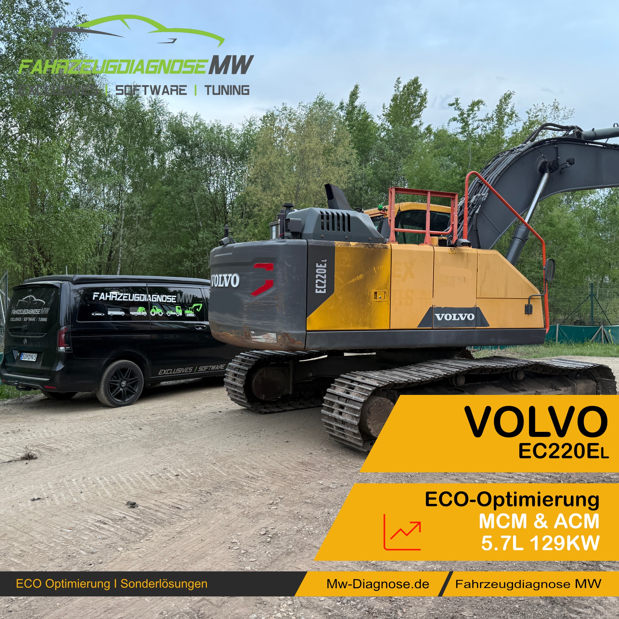 VOLVO EC220EL | Motor 5.7L 90KW